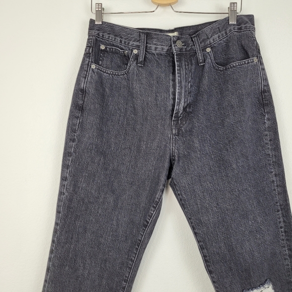 Madewell the perfect vintage black distressed jeans - Picture 14 of 15